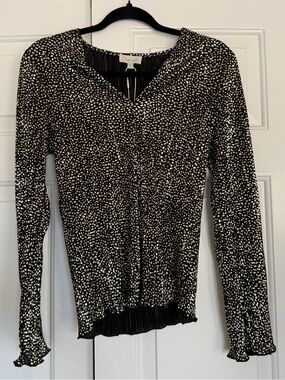 Black & Gold Blouse -S